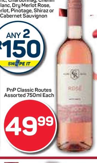 PnP Classic Routes Assorted 750ml