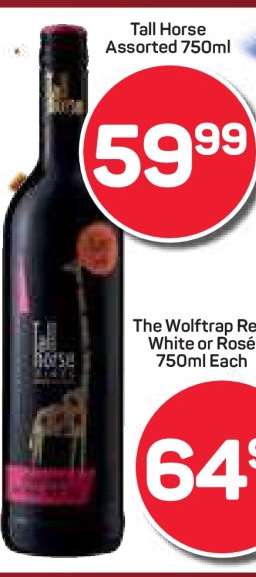Tall Horse Assorted 750ml