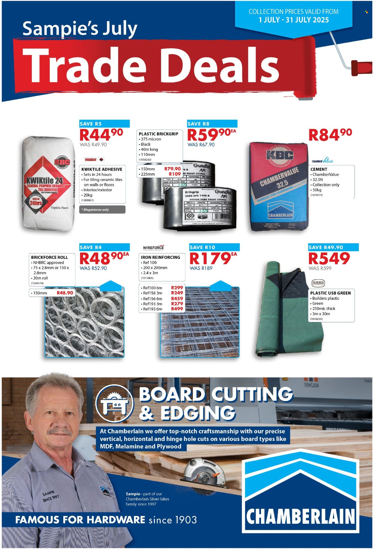 Chamberlain specials - 07.01.2025 - 07.31.2025. Page 1