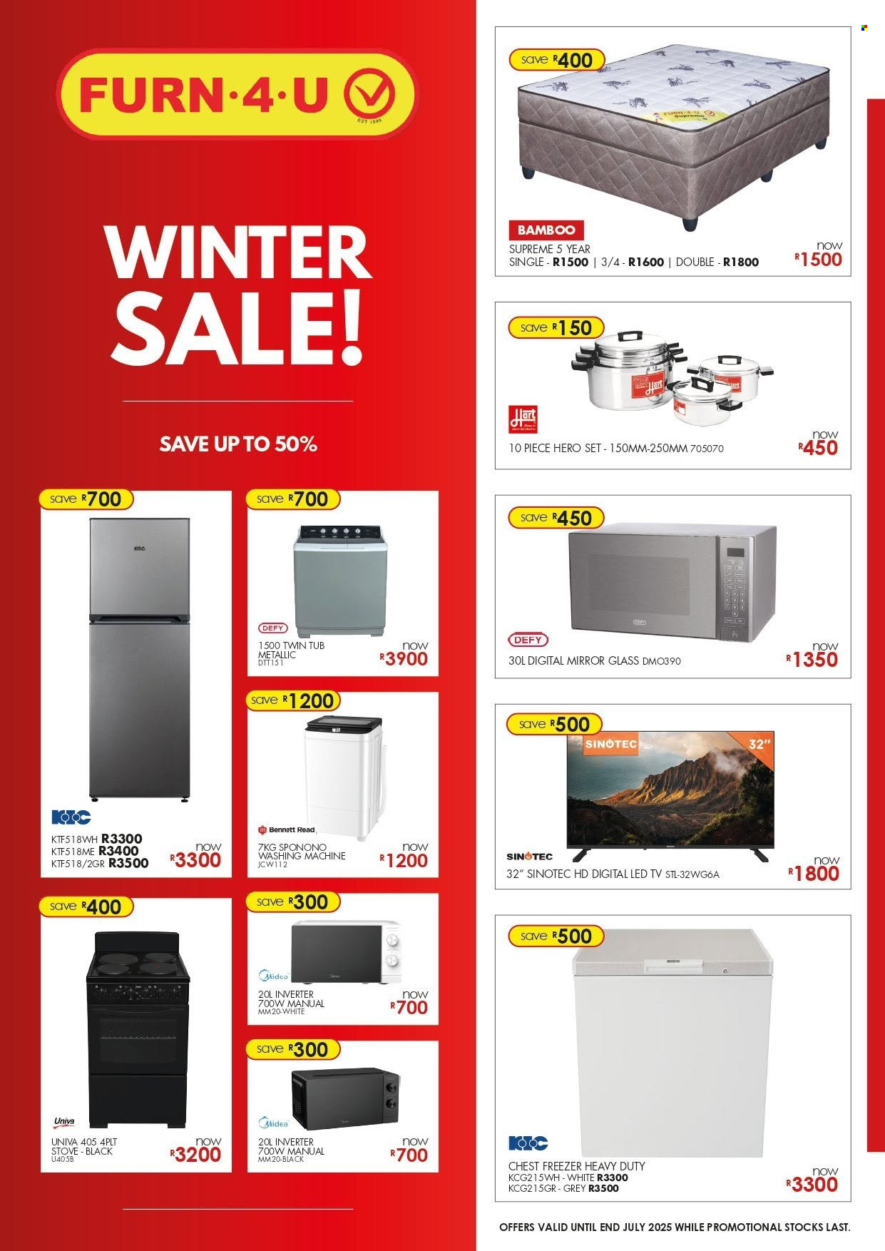 Furn 4 U specials - 07.01.2025 - 07.31.2025. Page 1