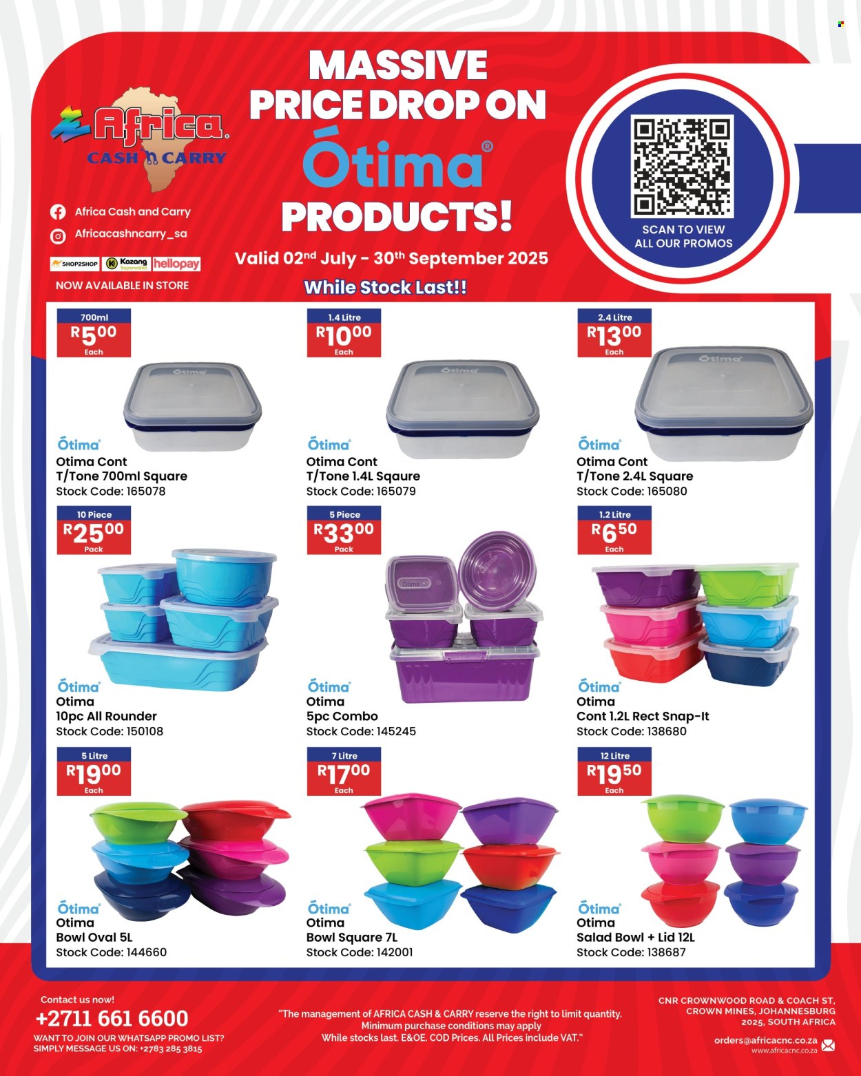 Africa Cash & Carry specials - 07.02.2025 - 09.30.2025. Page 1