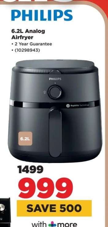PHILIPS 6.2L Analog Airfryer