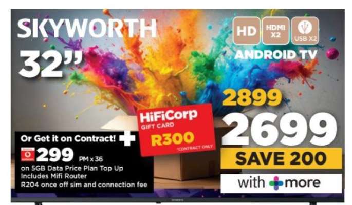 SKYWORTH 32" ANDROID TV