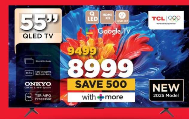 TCL 55'' QLED TV