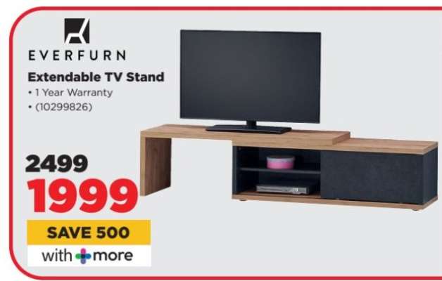 EVERFURN Extendable TV Stand