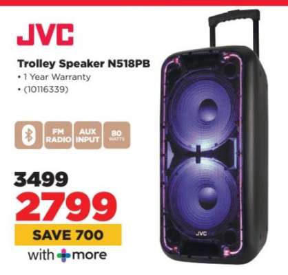 JVC Trolley Speaker N518PB
