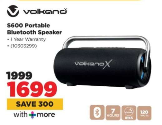 Volkano S600 Portable Bluetooth Speaker