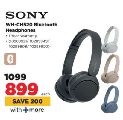 Sony WH-CH520 Bluetooth Headphones