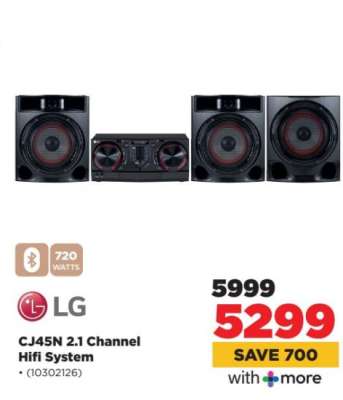LG CJ45N 2.1 Channel Hifi System