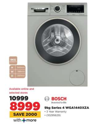 Bosch 9kg Series 4 WGA1440XZA