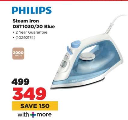 PHILIPS Steam Iron DST1030/20 Blue