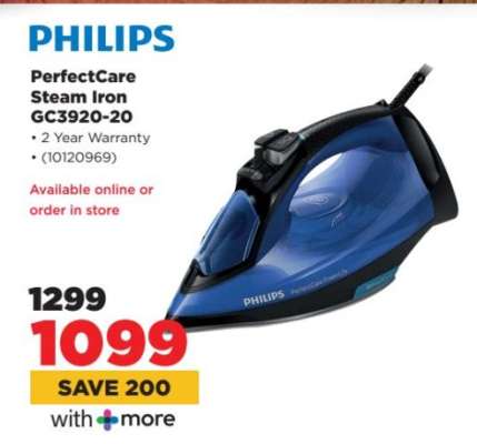 PHILIPS PerfectCare Steam Iron GC3920-20