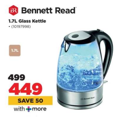 Bennett Read 1.7L Glass Kettle