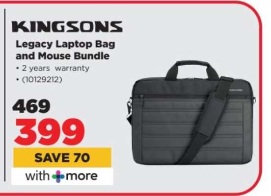 KINGSONS Legacy Laptop Bag and Mouse Bundle