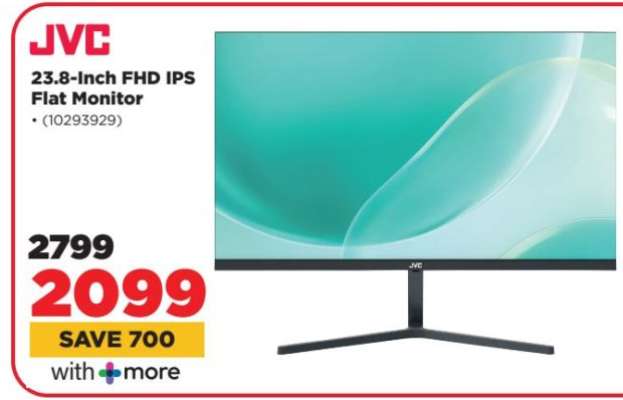 JVC 23.8-Inch FHD IPS Flat Monitor