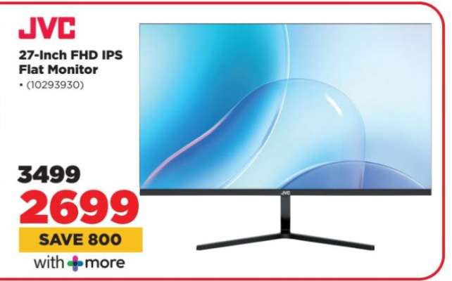 JVC 27-Inch FHD IPS Flat Monitor