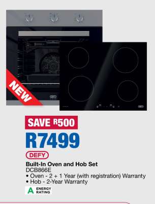 Built-In Oven and Hob Set