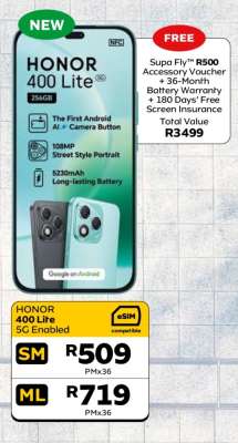 HONOR 400 Lite 5G Enabled