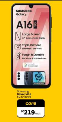 Samsung Galaxy A16 5G Enabled