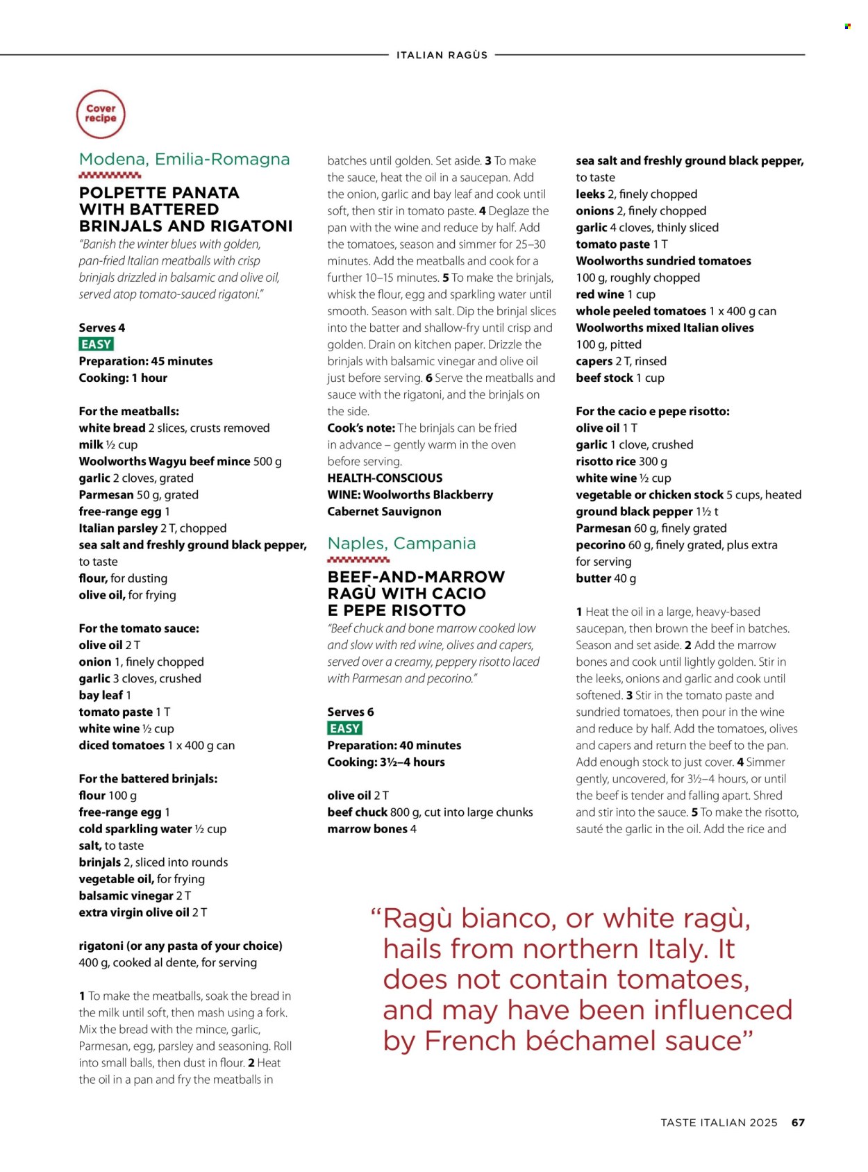 Woolworths specials. Page 69