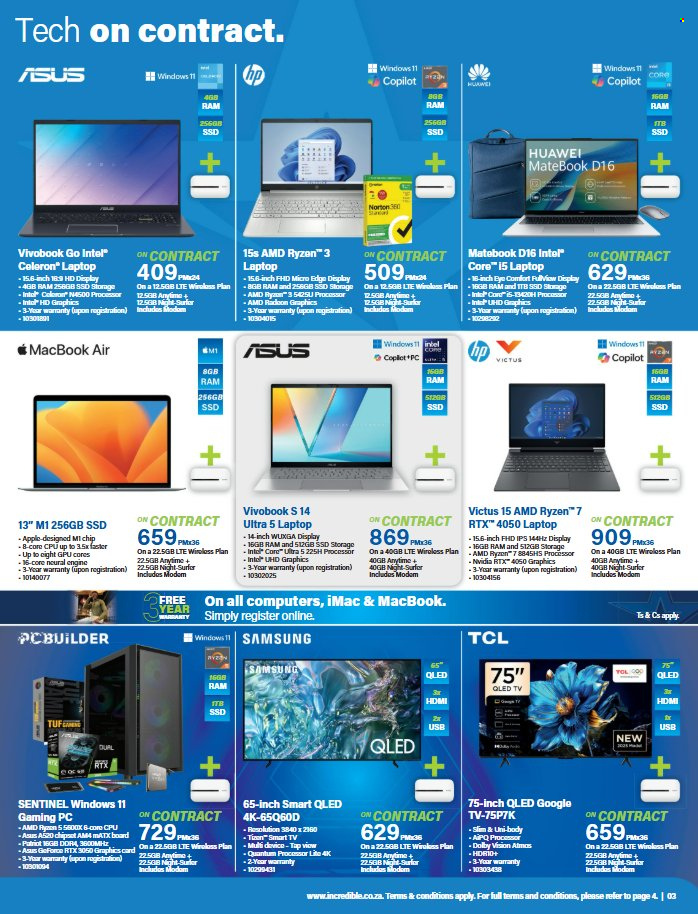 Incredible Connection specials - 07.12.2025 - 08.31.2025. Page 3