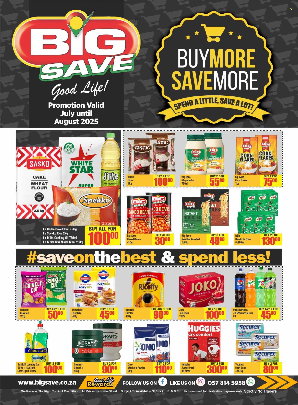 Big Save specials - 07.01.2025 - 08.31.2025. Page 1