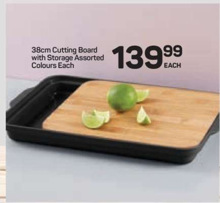 38cm Cutting Board with Storage