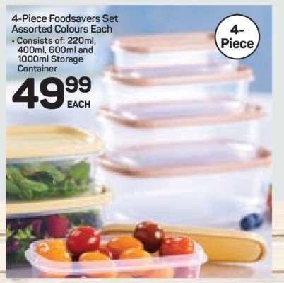 4-Piece Foodsavers Set