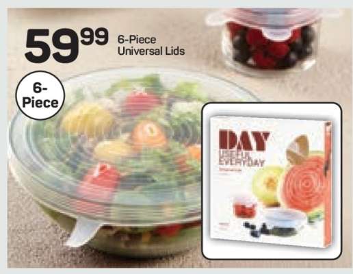 6-Piece Universal Lids