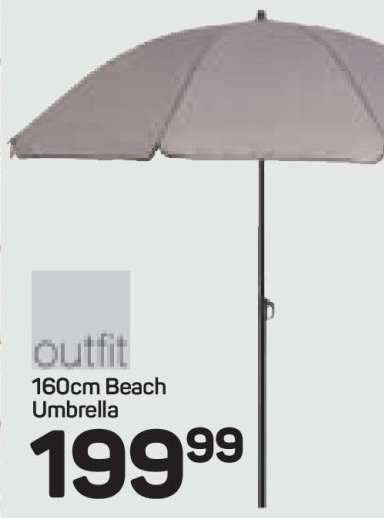 160cm Beach Umbrella