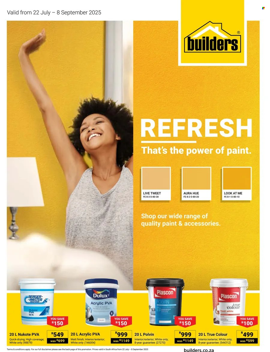 Builders specials - 07.22.2025 - 09.08.2025. Page 1