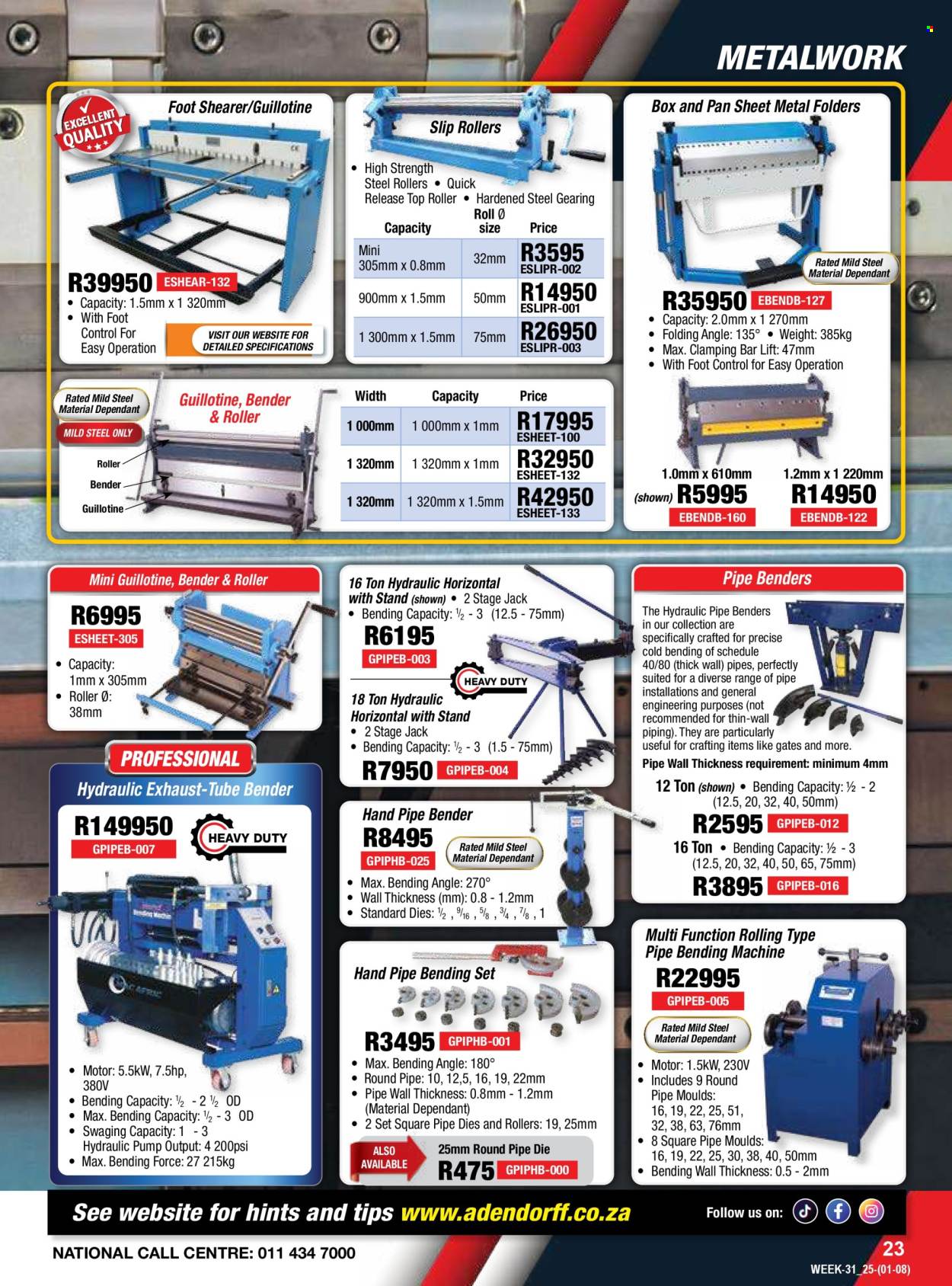 Adendorff Machinery Mart specials - 08.01.2025 - 08.31.2025. Page 25