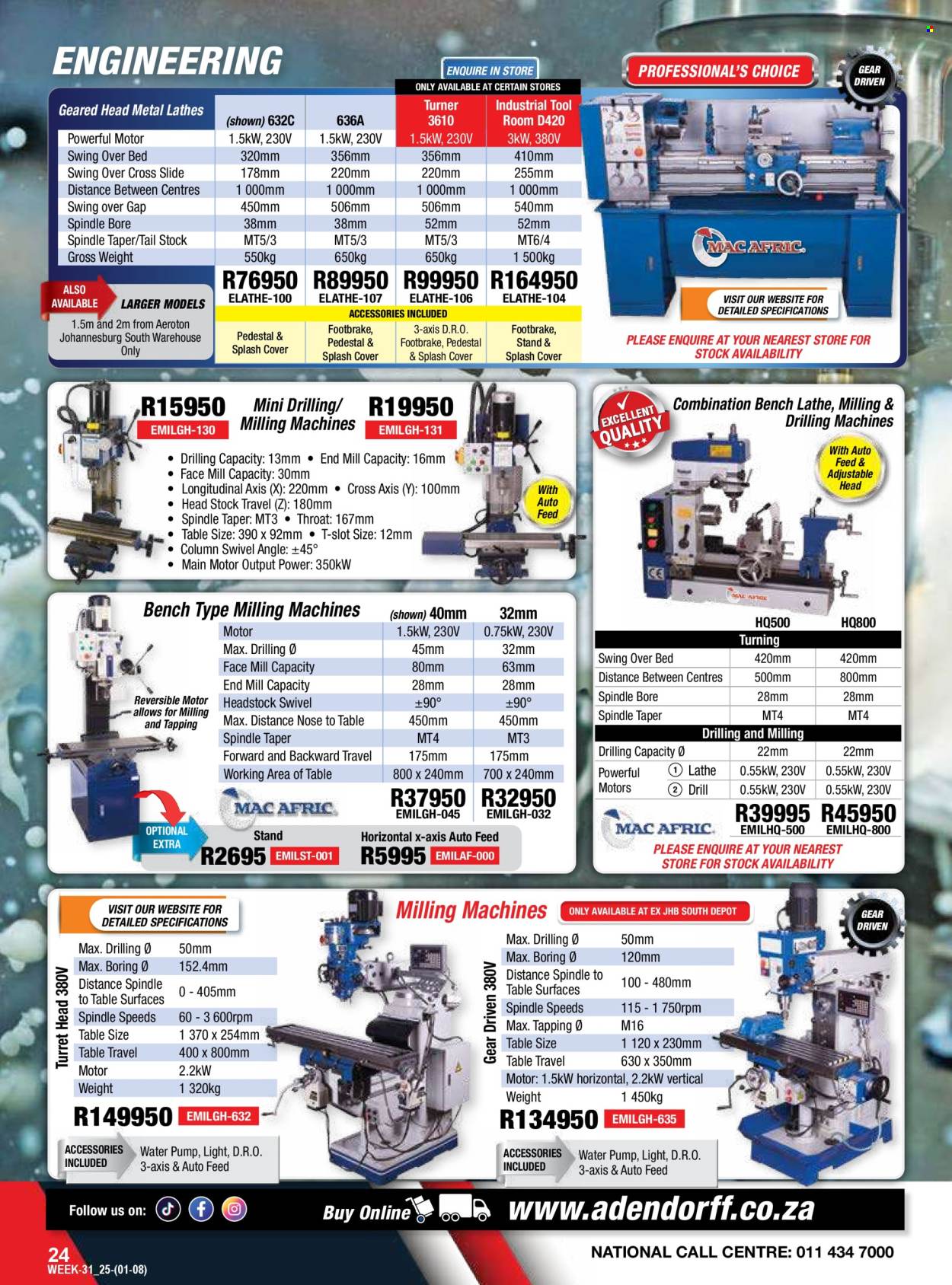 Adendorff Machinery Mart specials - 08.01.2025 - 08.31.2025. Page 26