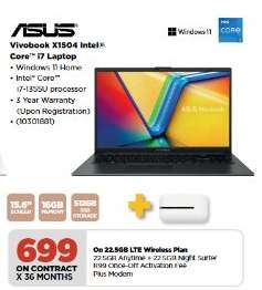ASUS Vivobook X1504 Intel Core i7 Laptop