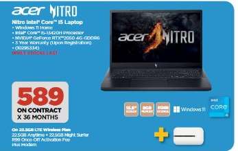 Acer Nitro Intel Core i5 Laptop