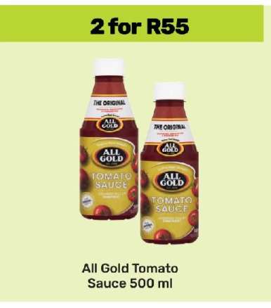 All Gold Tomato Sauce 500 ml