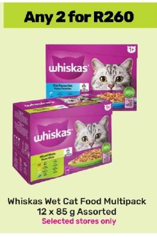 Whiskas Wet Cat Food Multipack