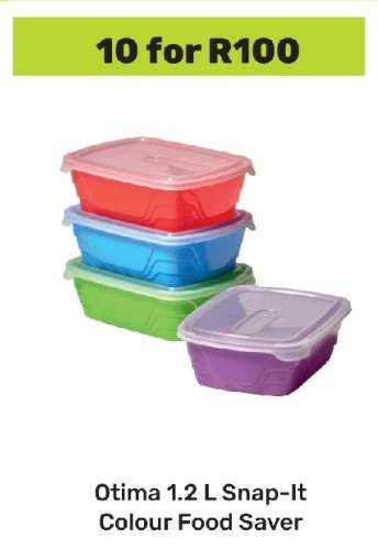 Otima 1.2 L Snap-It Colour Food Saver