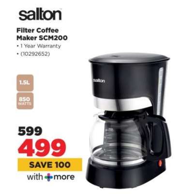 salton Filter Coffee Maker SCM200