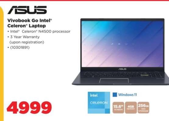 ASUS Vivobook Go Intel Celeron Laptop