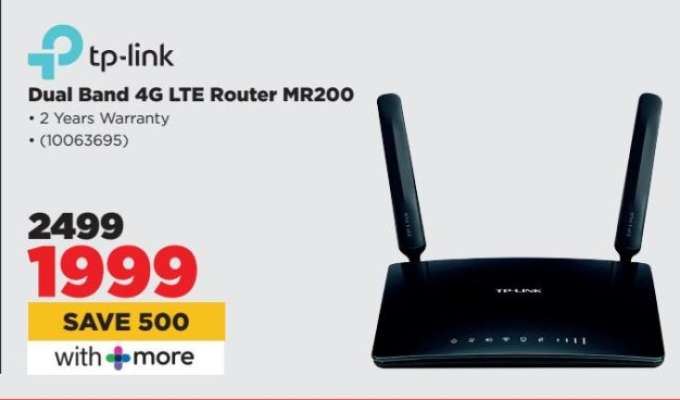 TP-Link Dual Band 4G LTE Router MR200