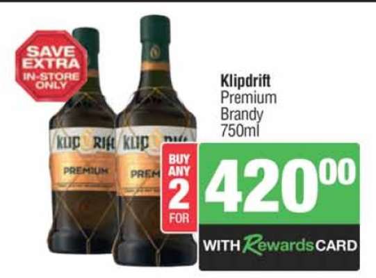 KLIPDRIFT PREMIUM BRANDY 750ml