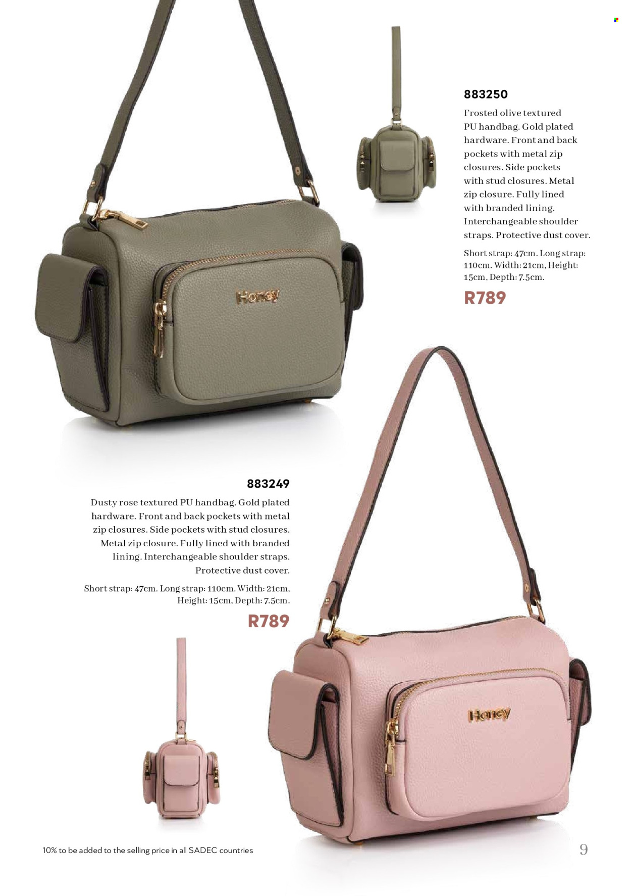 Honey specials. Page 9