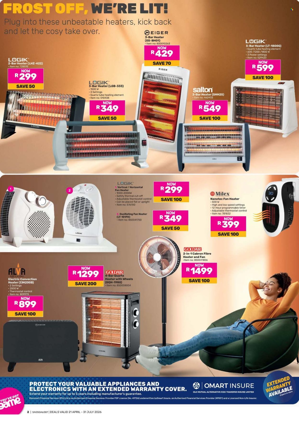Game specials - 04.21.2026 - 07.31.2026. Page 2