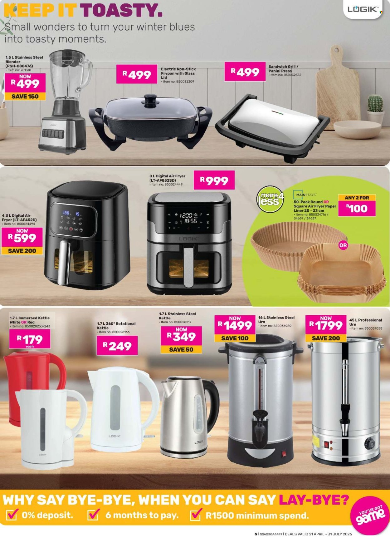 Game specials - 04.21.2026 - 07.31.2026. Page 5