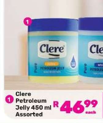 Clere Petroleum Jelly 450 ml Assorted