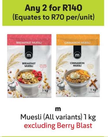 Muesli (All variants) 1 kg