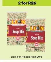 Lion 4-in-1 Soup Mix 500 g