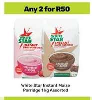 White Star Instant Maize Porridge 1 kg Assorted