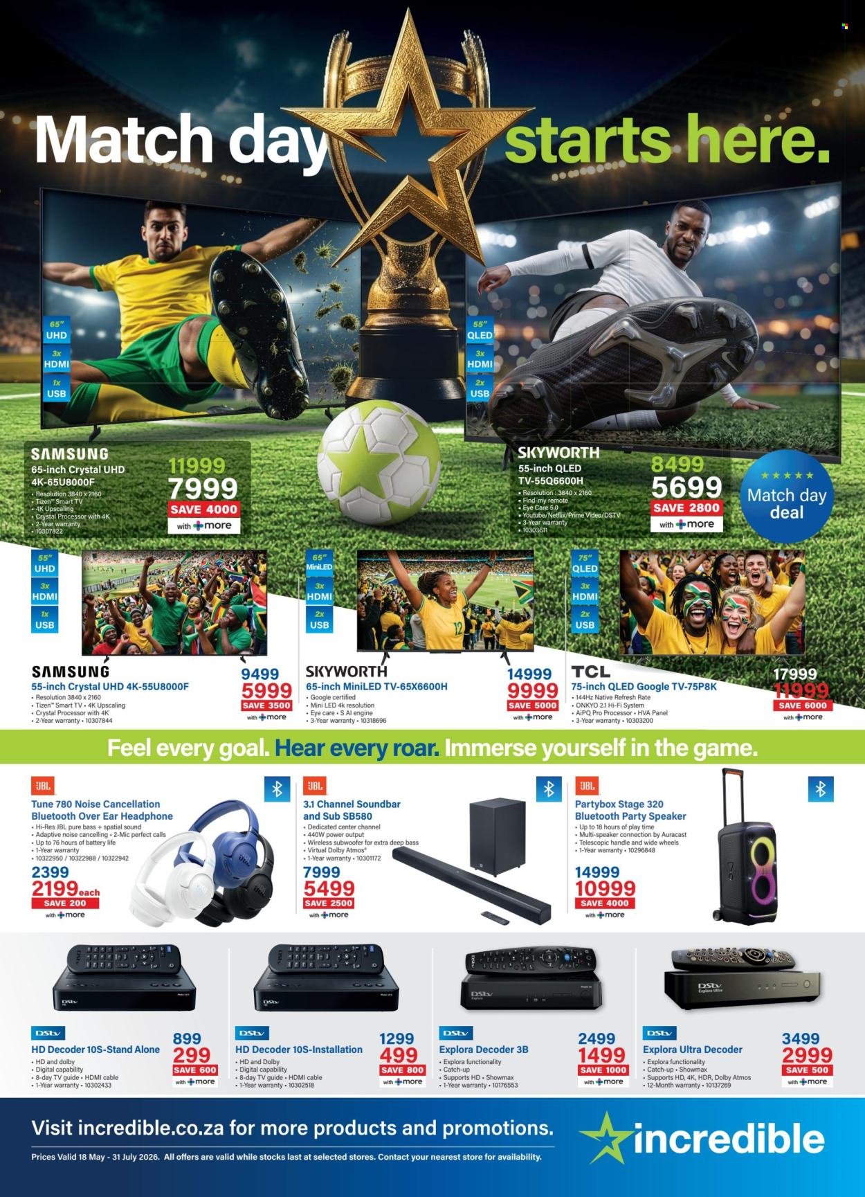 Incredible Connection specials - 05.18.2026 - 07.31.2026. Page 1
